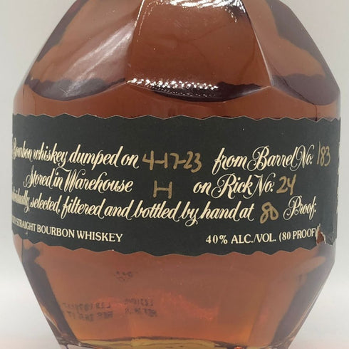 ブラントン シングルバレル ブラックラベル 2023 750ml 40% Blanton's SINGLE BARREL BLACK LABEL バーボン【M2】