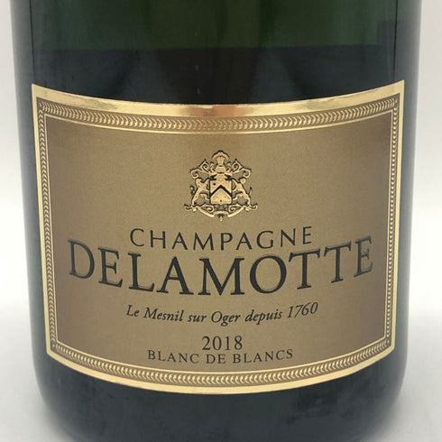 ドゥラモット ブリュット ブラン ド ブラン ミレジメ 2018 750ml 12% DELAMOTTE BRUT Blanc de Blancs Millesime シャンパン【P1】