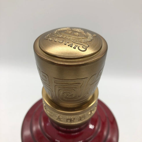 貴州茅台鎮 國台 白酒 15年 500ml 53% 赤 陶器ボトル GUOTAI 中国酒1155g【Z0】