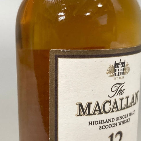 ザ マッカラン 12年 旧ボトル 50ml 40% THE MACALLAN スコッチウイスキー【O4】