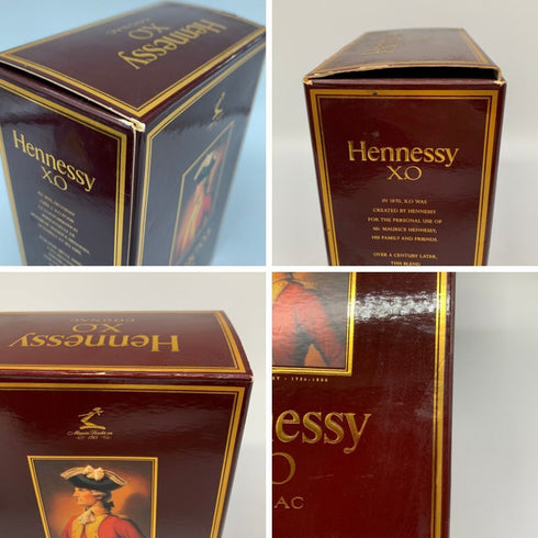 ヘネシーXO クリアボトル 金キャップ 700ml 40% Hennessy コニャック【U4】