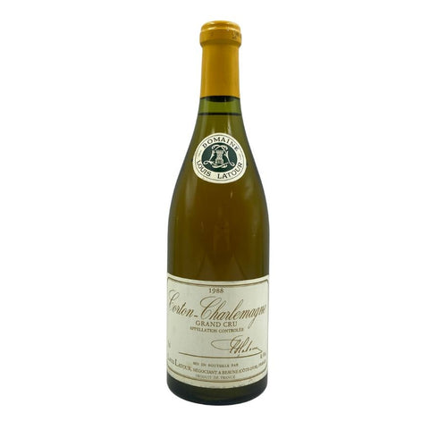ルイ ラトゥール コルトン シャルルマーニュ グランクリュ 1988 750ml 14% Louis Latour Corton-Charlemagne Grand Cru 白ワイン【U4】