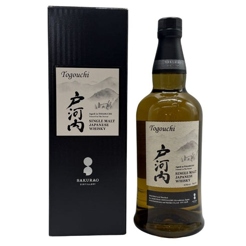 東京都限定◆戸河内 シングルモルト ジャパニーズ ウイスキー 700ml 43% TOGOUCHI 【M0】