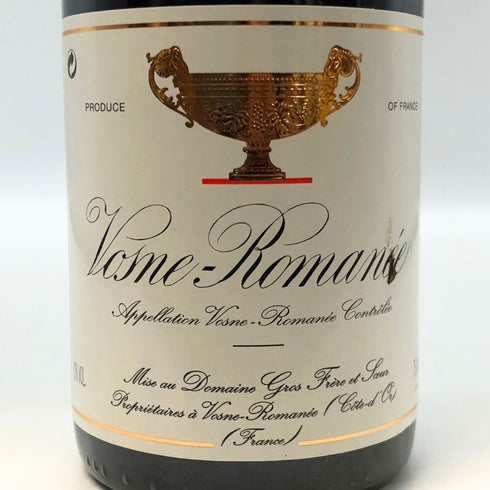 ドメーヌ グロ フレールエ スール ヴォーヌ ロマネ 2005 750ml 13% Domaine Gros Frère et Soeur ブルゴーニュワイン【K1】