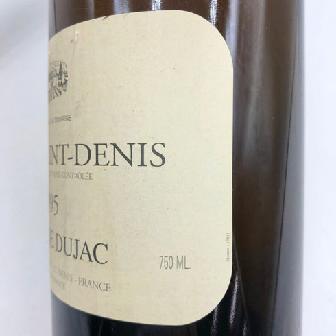 ドメーヌ デュジャック モレ サン ドニ 1995 750ml 13% DOMAINE DUJAC MOREY SAINT DENIS 白ワイン【H4】