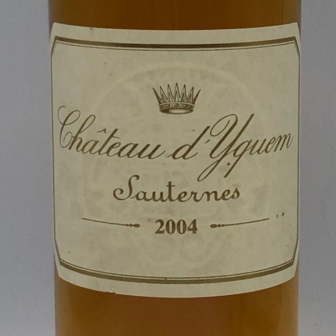 シャトー ディケム ソーテルヌ 2004 750ml 14% Chateau d’yquem 白ワイン【D2】