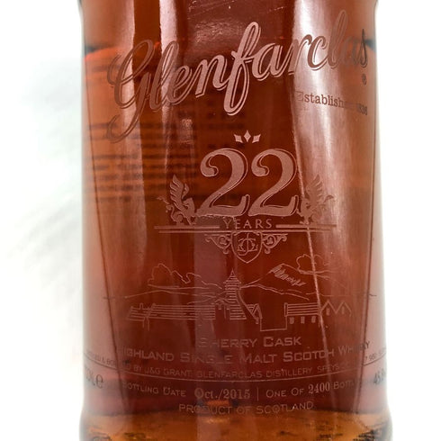 グレンファークラス 22年 台湾向けボトル シェリーカスク 700ml 45.8% Glenfarclas スコッチウイスキー【D4】