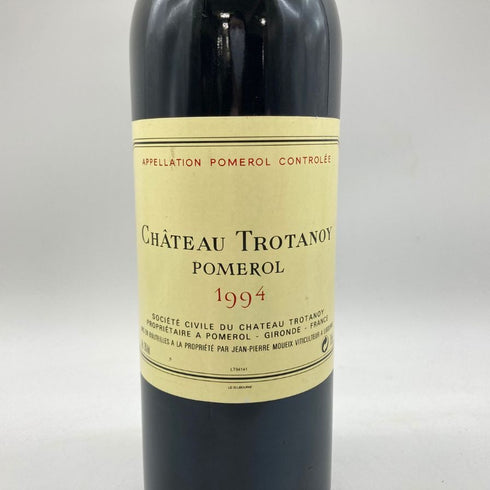 シャトー トロタノワ 1994 750ml 13% CHATEAU TROTANOY POMEROL 【F】
