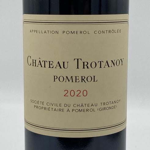 シャトー トロタノワ 2020 750ml 15% CHATEAU TROTANOY POMEROL ボルドーワイン【G2】