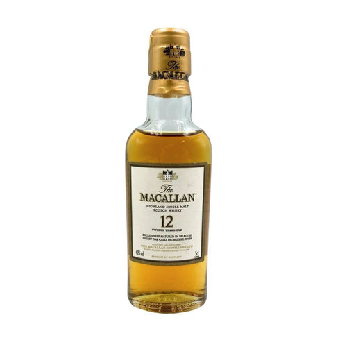 ザ マッカラン 12年 旧ボトル 50ml 40% THE MACALLAN スコッチウイスキー【N4】