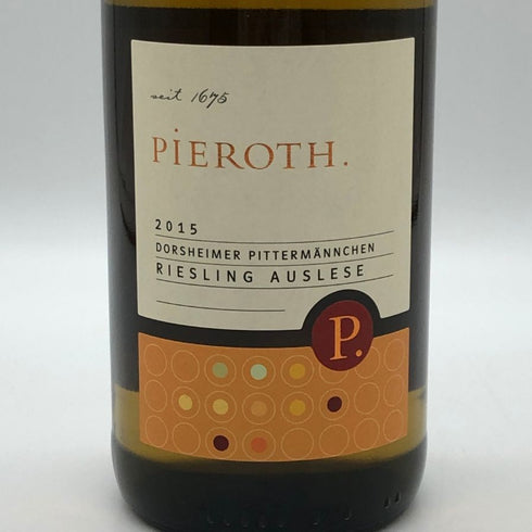 ピーロート ドルスハイマー ピッターメンヒェン リースリング アウスレーゼ 2015 750ml 8.5% PIEROTH DORSHEIMER PITTERMANNCHEN RIESLING AUSLESE 白ワイン【P2】