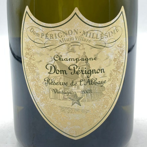 ドンペリニヨン レゼルヴ ド ラベイ 2003 750ml 12.5% Dom Perignon Reserve de l'Abbaye シャンパン【I1】