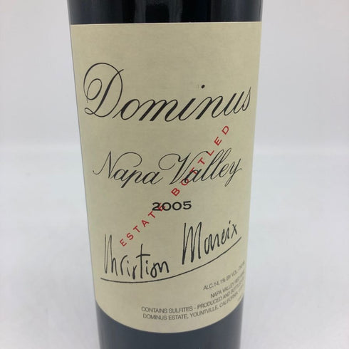 ドミナス エステート クリスチャンムエックス 2005 750ml 14.1% Dominus Estate カリフォルニアワイン【Q2】