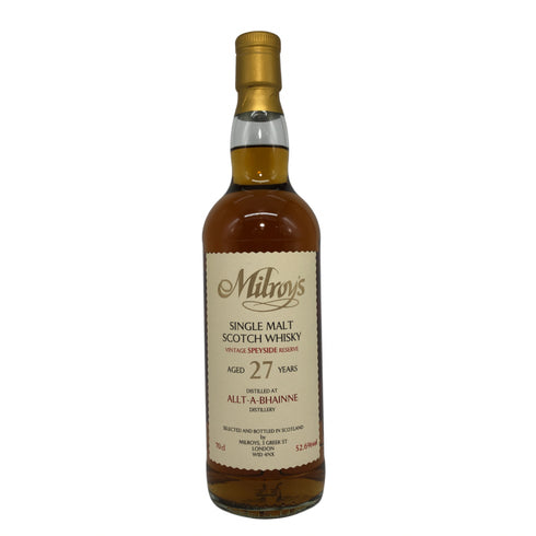 アルタベーン 27 年 1995 ミルロイズ ヴィンテージ リザーブ 700ml 52.6% Milroy`s ALLT-A-BHAINNE スコッチウイスキー【M0】