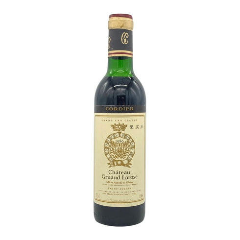 シャトー グリュオー ラ ローズ 1986 375ml 12.5% CHATEAU GRUAUD LAROSE ボルドーワイン【D4】