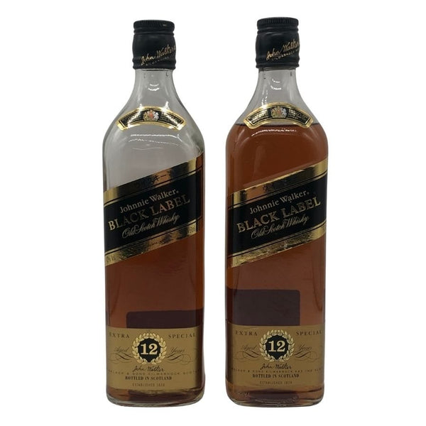 ジョニーウォーカー ブラックラベル 12年 黒キャップ 【2本セット】 700ml 40% Johnnie Walker BLACK LABEL スコッチウイスキー【A4】