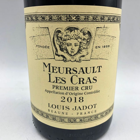 ルイ ジャド ムルソー レ クラ プルミエクリュ 2018 750ml 13.5% Louis Jadot Meursault Les Cras 1er Cru ブルゴーニュワイン【K2】