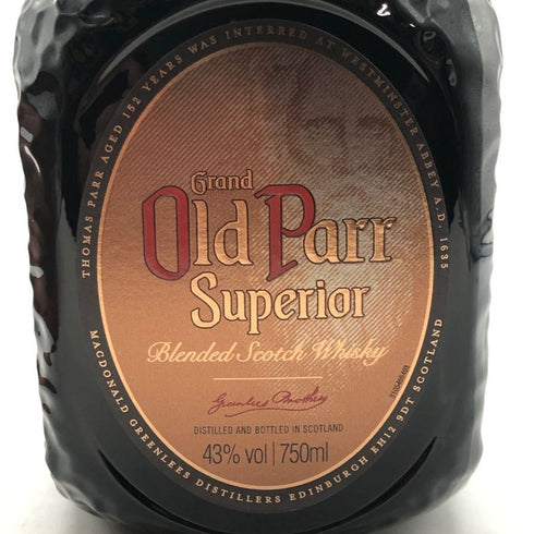 グランド オールド パー スペリオール 750ml 43% Grand Old Parr Superior スコッチウイスキー1232g【P4】