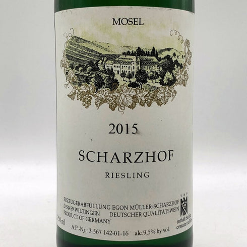 エゴン ミュラー シャルツホーフ リースリング 2015 9.5% 750ml Egon Muller Scharzhof Berger 白ワイン【V4】