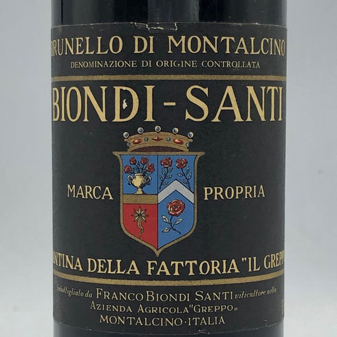 ブルネッロ ディ モンタルチーノ ビオンディ サンティ 1977 750ml 12.5% Biondi Santi Brunello di Montalcino イタリアワイン【P】