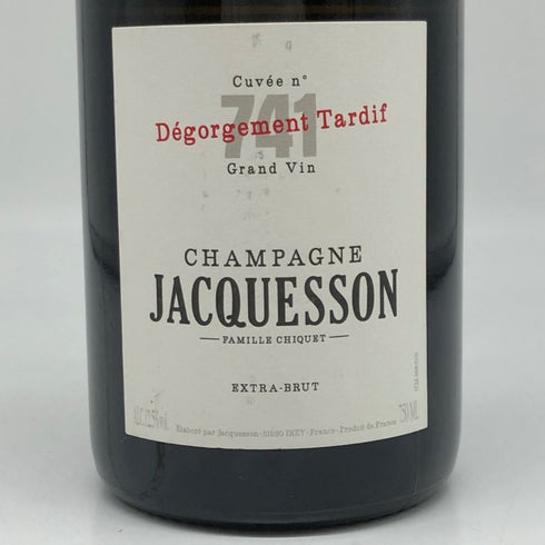 ジャクソン キュヴェ エクストラ ブリュット 741 デゴルジュマン タルディフ 750ml 12.5% Jacquesson 白ワイン【I2】