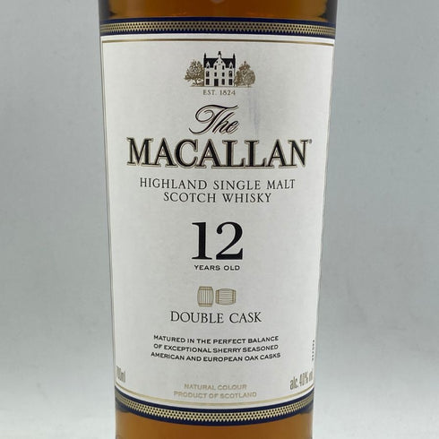 ザ マッカラン 12年 ダブルカスク 700ml 40% The MACALLAN 箱付 スコッチウイスキー【D2】
