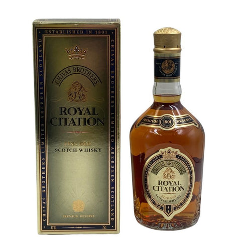シーバスブラザーズ ロイヤルサイテーション 43% 750ml CHIVAS BROTHERS ROYAL CITATION スコッチウイスキー【H4】