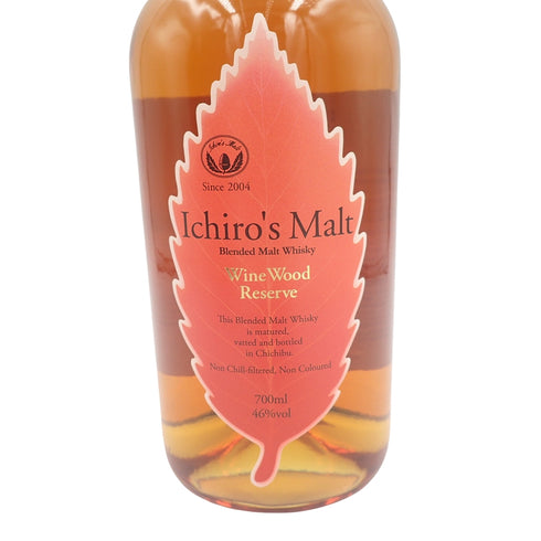 東京都限定◆ベンチャーウイスキー イチローズモルト ワインウッドリザーブ 700ml 46% Ichiro's Malt Wine Wood Reserve 【H4】
