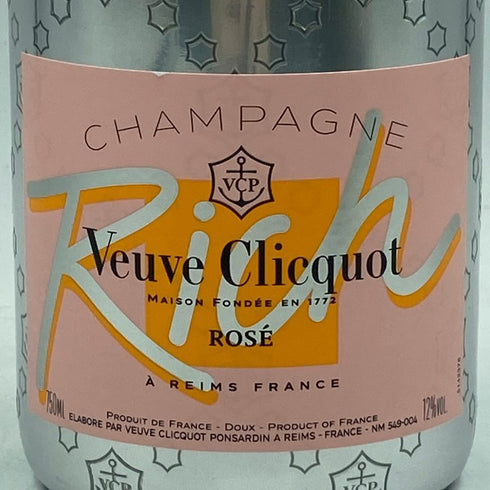 ヴーヴ クリコ ロゼ リッチ 750ml 12% Veuve Clicquot Rich Rose シャンパン【H3】