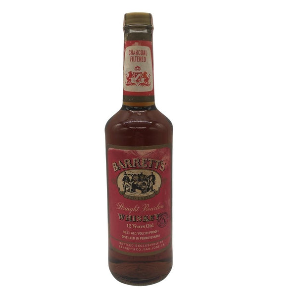 バレッツ 12年 レッドラベル 750ml 50.5% BARRETT'S バーボン【H3】