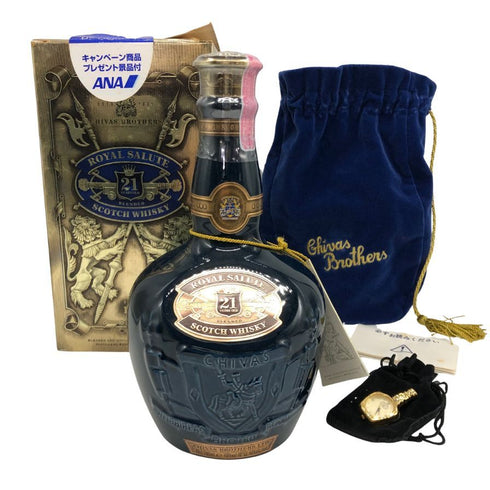 シーバス ブラザーズ ロイヤルサルート 21年 青陶器 700ml 40% CHIVAS BROTHERS ROYAL SALUTE スコッチウイスキー1421g【W0】