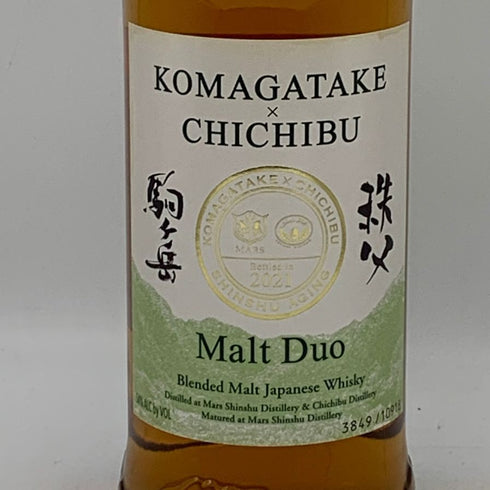 東京都限定◆秩父 駒ヶ岳 イチローズモルト モルト デュオ 2021 700ml 54% KOMAGATAKE CHICHIBU 【F0】