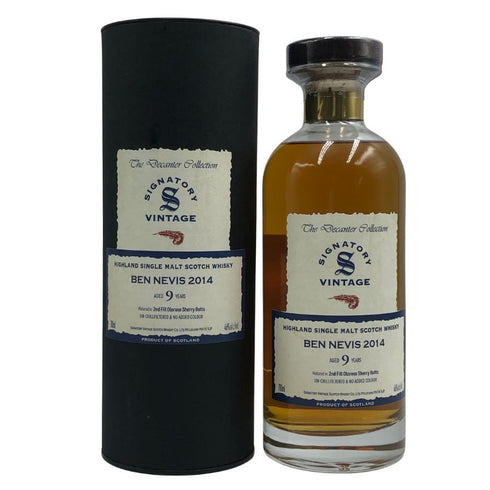 シグナトリー ヴィンテージ ベンネヴィス 2014 9年 700ml 46% SIGNATORY VINTAGE Ben Nevis スコッチウイスキー【F3】