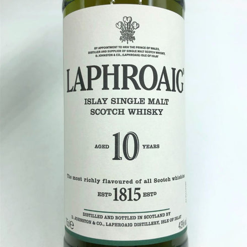 ラフロイグ 10年 シングルモルト スコッチウイスキー 750ml 43% LAPRHROAIG スコッチウイスキー【L4】