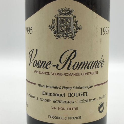エマニュエル ルジェ ヴォーヌ ロマネ 1995 750ml 13% Emmanuel Rouget ブルゴーニュワイン【W0】