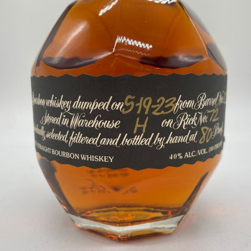 ブラントン シングルバレル ブラックラベル 2023 750ml 40% Blanton's SINGLE BARREL BLACK LABEL バーボン【J4】
