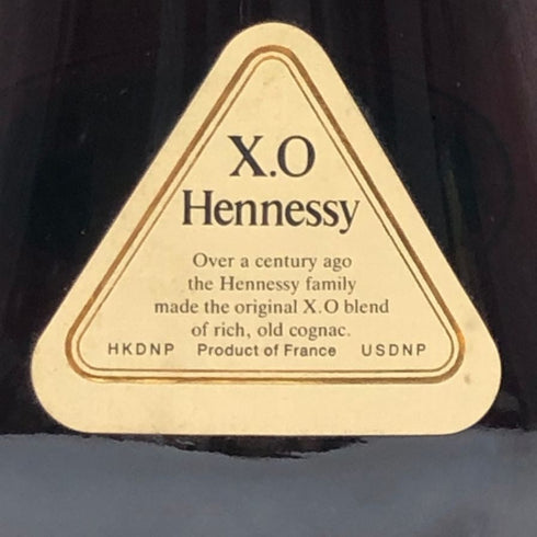 ヘネシー XO 金キャップ クリアボトル 1000ml Hennessy コニャック【A3】