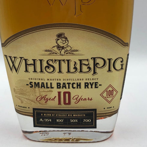 ホイッスルピッグ 10年 スモール バッチ ライ 700ml WHISTLEPIG アメリカウイスキー【O2】