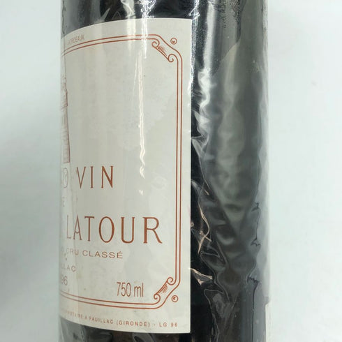 シャトー ラトゥール 1996 750ml CHATEAU LATOUR ボルドーワイン【B4】
