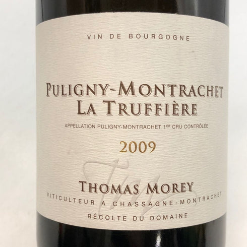 トマ モレ ピュリニーモンラッシェ ラ トリュフィエール 2009 750ml 13.5% Thomas Morey Puligny Montrachet La Truffiere 白ワイン【M2】