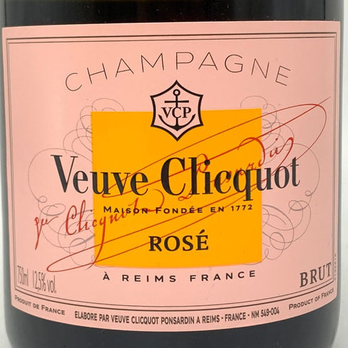 ヴーヴ クリコ ロゼ ローズラベル 750ml 12.5% Veuve Clicquot Rose Label シャンパン【W1】