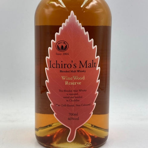 東京都限定◆ベンチャーウイスキー イチローズモルト ワインウッドリザーブ 700ml 46% Ichiro's Malt Wine Wood Reserve 【T4】