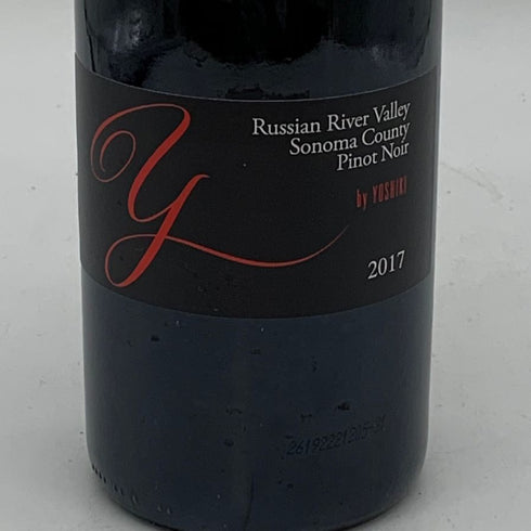 ワイ バイ ヨシキ ロシアン リヴァー ピノノワール 2017 15.5% 750ml Y by YOSHIKI Russian River Valley Pinot Noir 【V4】