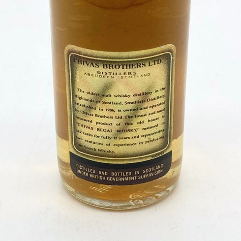 シーバスリーガル 12年 ブレンデッド ウイスキー 1801 50ml 43% CHIVAS REGAL スコッチウイスキー【G4】