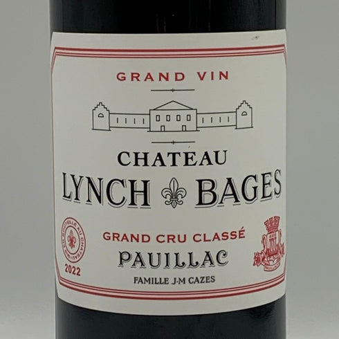 シャトー ランシュバージュ 2022 750ml 13% CHATEAU LYNCH BAGES ボルドーワイン【S0】