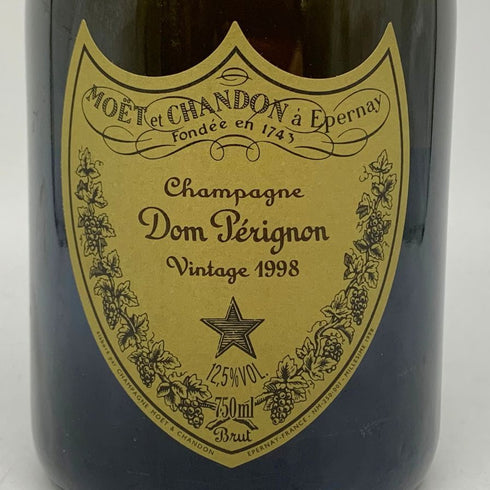 ドンペリニヨン 白 ヴィンテージ 1998 Dom Pérignon Vintage シャンパン【O1】