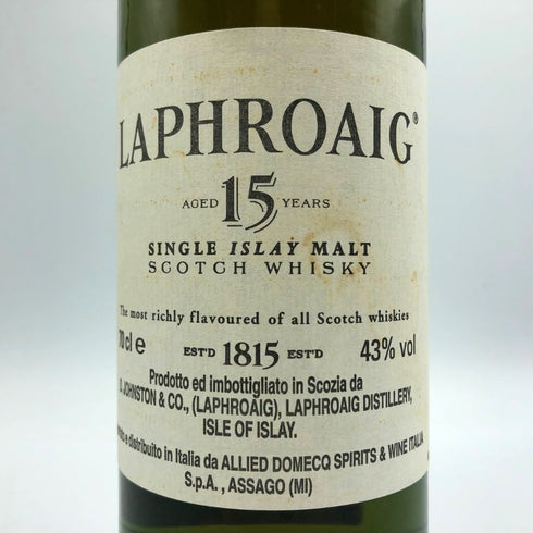 ラフロイグ 15年 旧 700ml 43% LAPHROAIG スコッチウイスキー【A3】