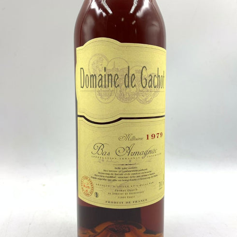 ドメーヌ ド ガショ 1979 バ アルマニャック 700ml 46% Domaine de Gachot 1979 Bas Armagnac 【W4】