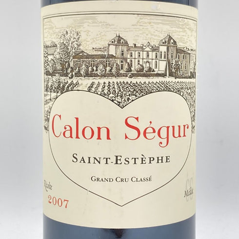 シャトー カロン セギュール 2007 750ml 12.5% Chateau Calon Segur 【X】