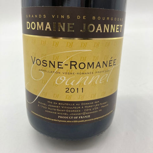 ドメーヌ ジョアネ ヴォーヌロマネ 2011 750ml 13.5% DOMAINE JOANNET VOSNE ROMANEE 【S4】